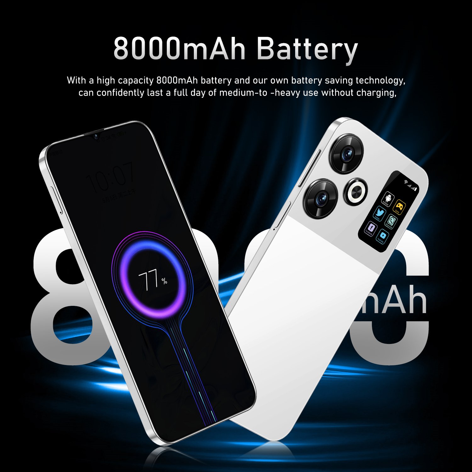 best selling M6 Pro 7.3inch 16GB+1TB Android Smartphones Fingerprint Unlocked Long Standby Deca Core 4G/5G products cheap